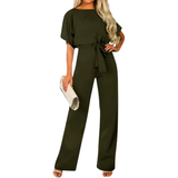AMANDA™ – Elegant Batwing Sleeve Jumpsuit