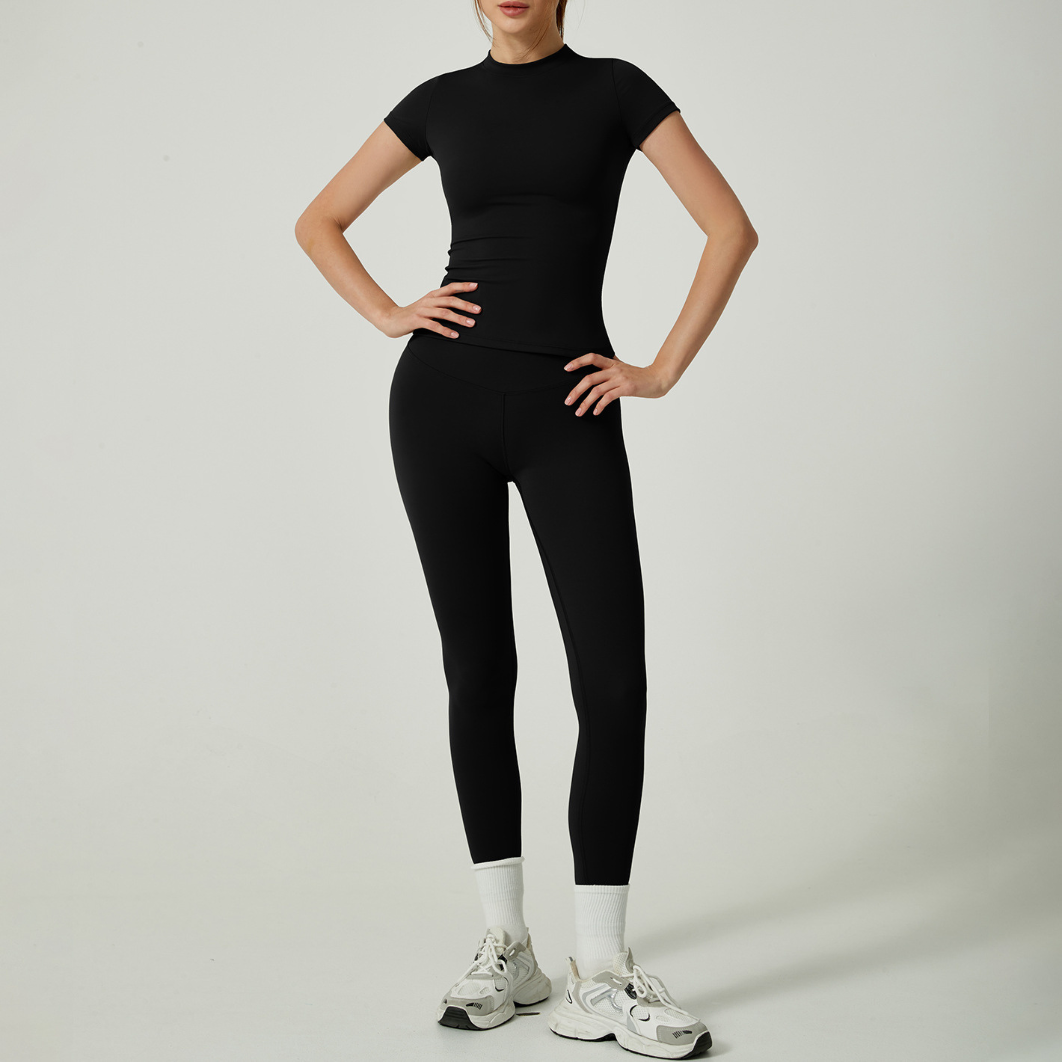 UBE™ - Relaxed Plain Top and Leggings Lounge Set