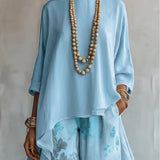 Gemma - Asymmetrical Floral Two-Piece Ensemble