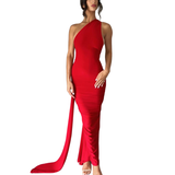 EVIERA™ – Stylish Ruched Backless Maxi Gown