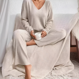 MADELT - Cozy Long Sleeve Drop Shoulder Top