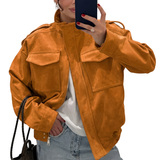TRISH™ – Sleek Stand Collar Casual Jacket