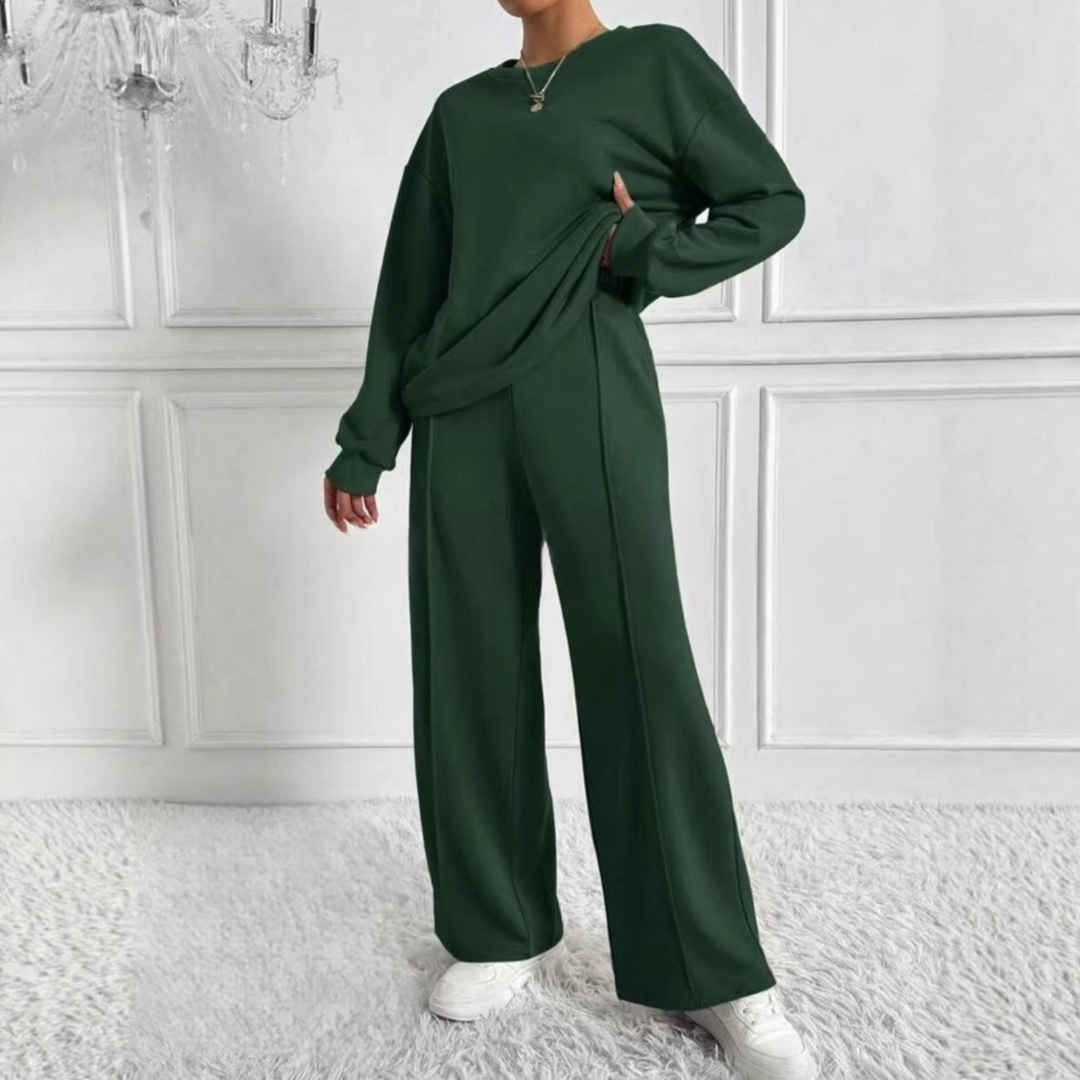 AMBRAT - Long Sleeve Sweatshirt with High Neck