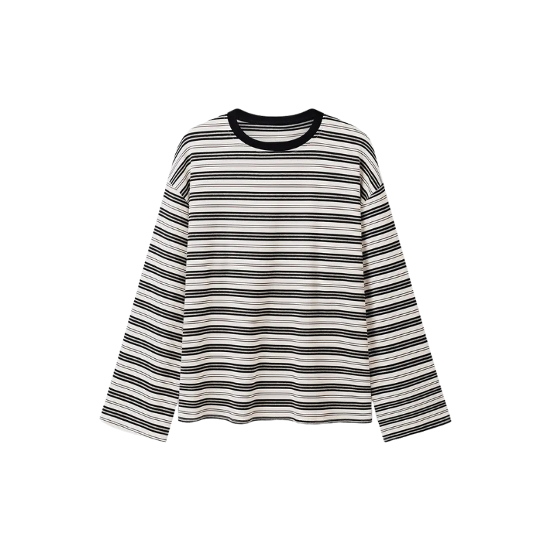 Laiza - Contemporary Striped Long Sleeve Shirt