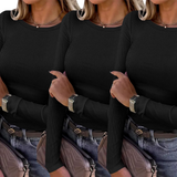 Karin - Essential Cozy Ribbed Crewneck Tee