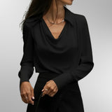 Violet | Chic Satin Blouse