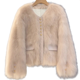 RUTH™ – Chic Faux Fur Patchwork Winter Coat