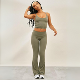 ARIANAT - Cami Top with Flared Leg Pants