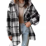 TALLULAH™ - Cozy Hooded Plaid Jacket with Relaxed Fit