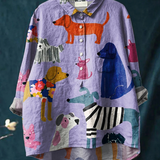 Chloe - Canine Print T-Shirt