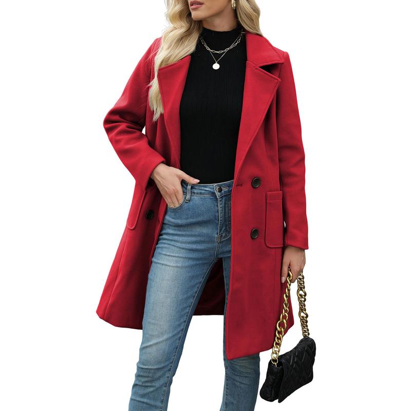 MOORET - Cozy Wool Blend Winter Coat