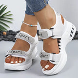 Audrina - Crystal-Embellished Orthopedic Platform Sandals