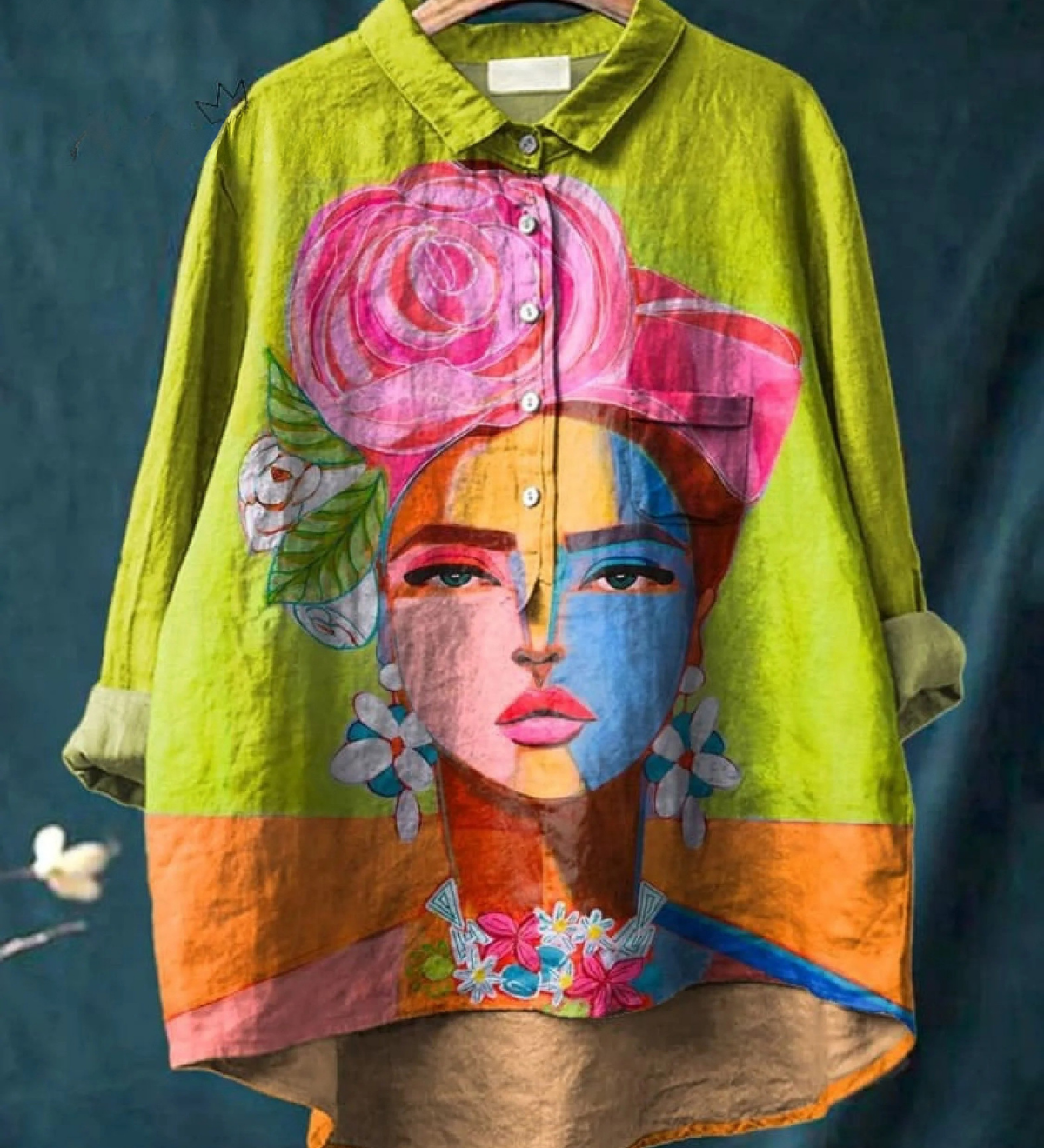 Sophie - Folk Art Portrait T-Shirt