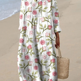 Yelina | Lightweight Long-Sleeve Summer Dress