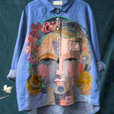 Sophie - Folk Art Portrait T-Shirt