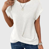 Isa | Chic Crew Neck Blouse