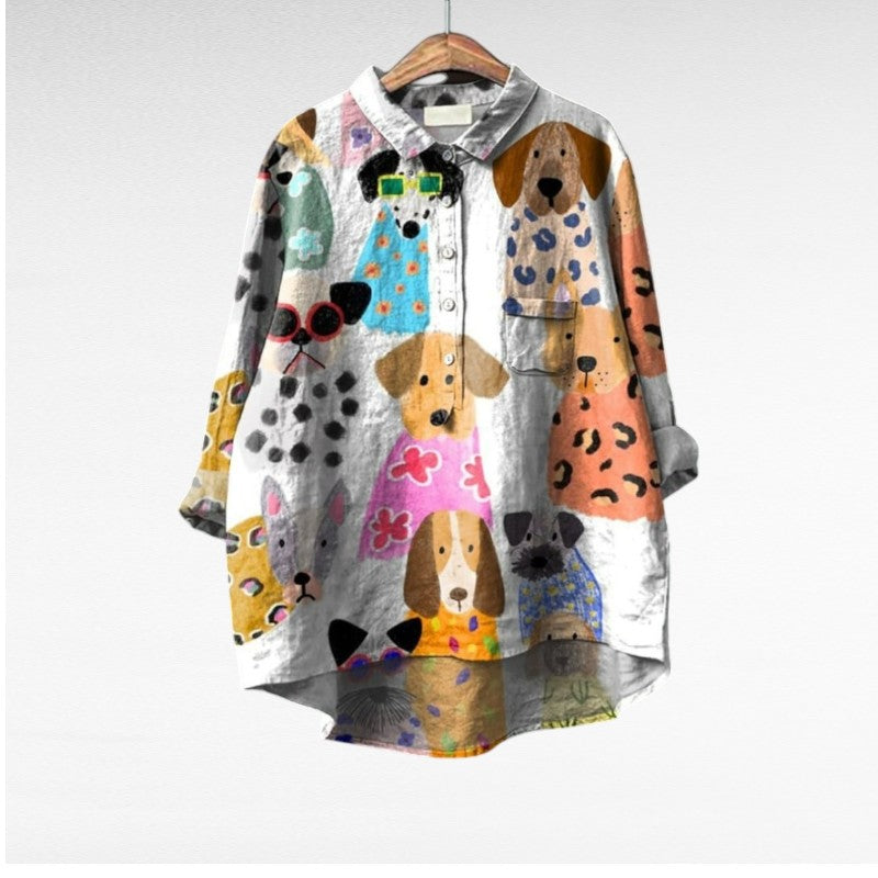 Audrey | Creative Button-Up Blouse