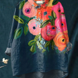 Rosie - Floral Art Tee