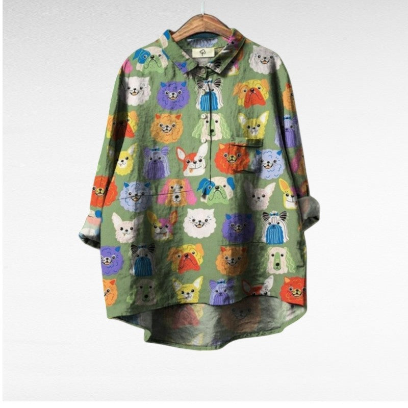 Audrey | Creative Button-Up Blouse