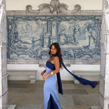 Airlie - Azure Elegance Dress