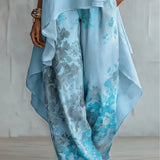 Gemma - Asymmetrical Floral Two-Piece Ensemble