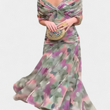 Alondra V-Neck Long Floral Dress