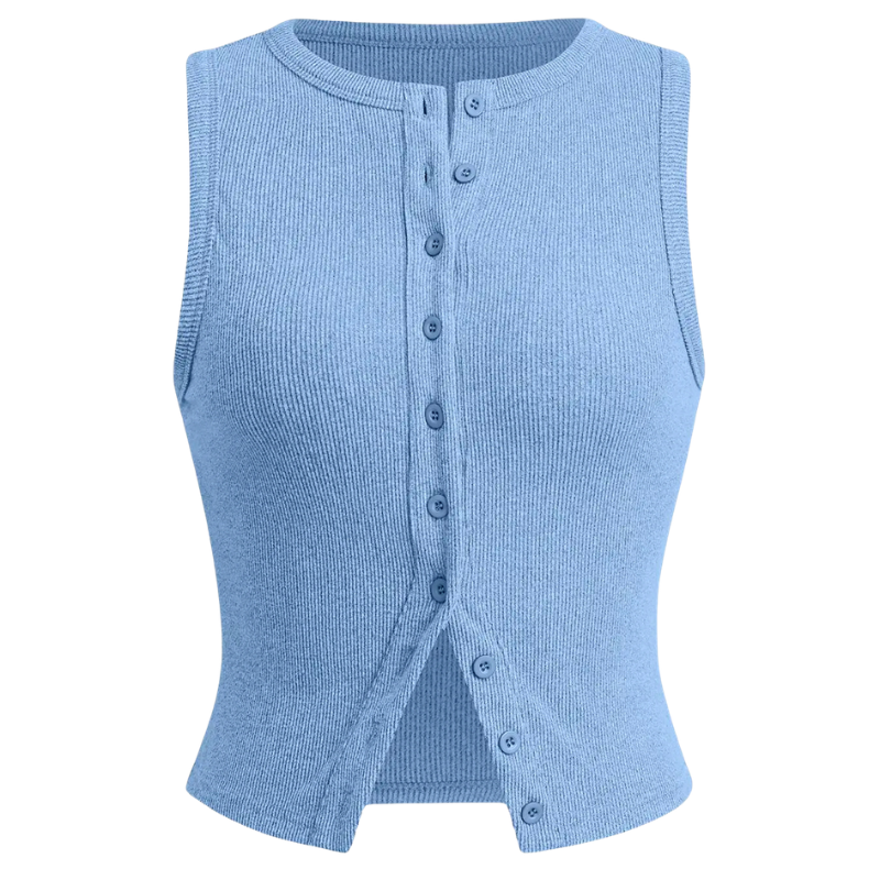 Kylie - Timeless Ribbed Casual Crop Tee