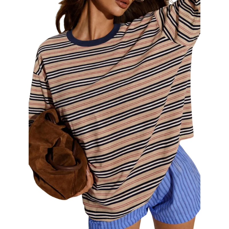 Laiza - Contemporary Striped Long Sleeve Shirt