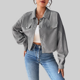 ESTRELLA™ – Timeless Collared Button-Up Jacket