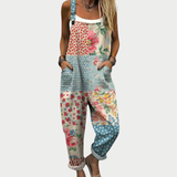 Ruby – Cozy Printed Dungarees