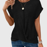 Isa | Chic Crew Neck Blouse