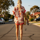 Molly - Lobster Patterned Short Set