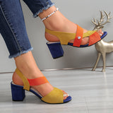 Mabel - Cushioned Support Orthopedic Block Heels for Ultimate Comfort