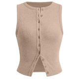 Kylie - Timeless Ribbed Casual Crop Tee