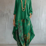 Gemma - Asymmetrical Floral Two-Piece Ensemble