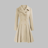 DAMI™ - Elegant Double Button Long Sleeve Coat