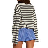 Laiza - Contemporary Striped Long Sleeve Shirt