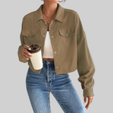 ESTRELLA™ – Timeless Collared Button-Up Jacket