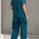 Amelie - Chic Two-Piece Palazzo Ensemble