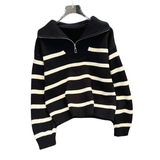 SUSAN™ – Relaxed Fit Long Sleeve Collared Sweater