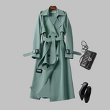 TIA™ - Chic Knee-Length Relaxed Fit Coat