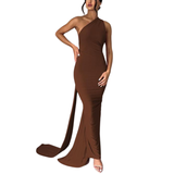 EVIERA™ – Stylish Ruched Backless Maxi Gown
