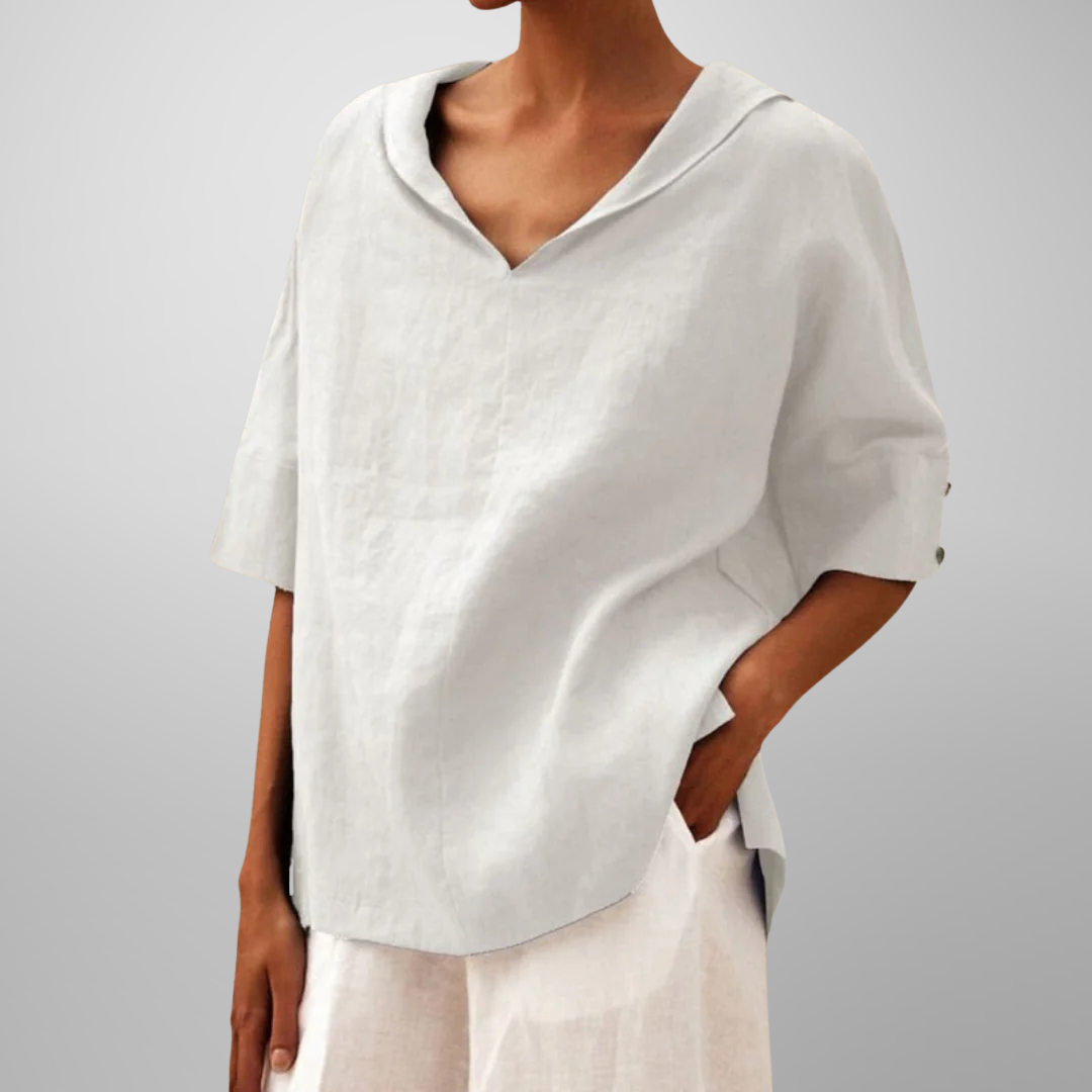 Lucy - Relaxed Fit Cotton Blouse