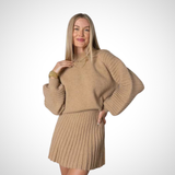 LOUISA™ - Chic Ribbed Knit Two-Piece Set for Fall