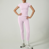 UBE™ - Relaxed Plain Top and Leggings Lounge Set