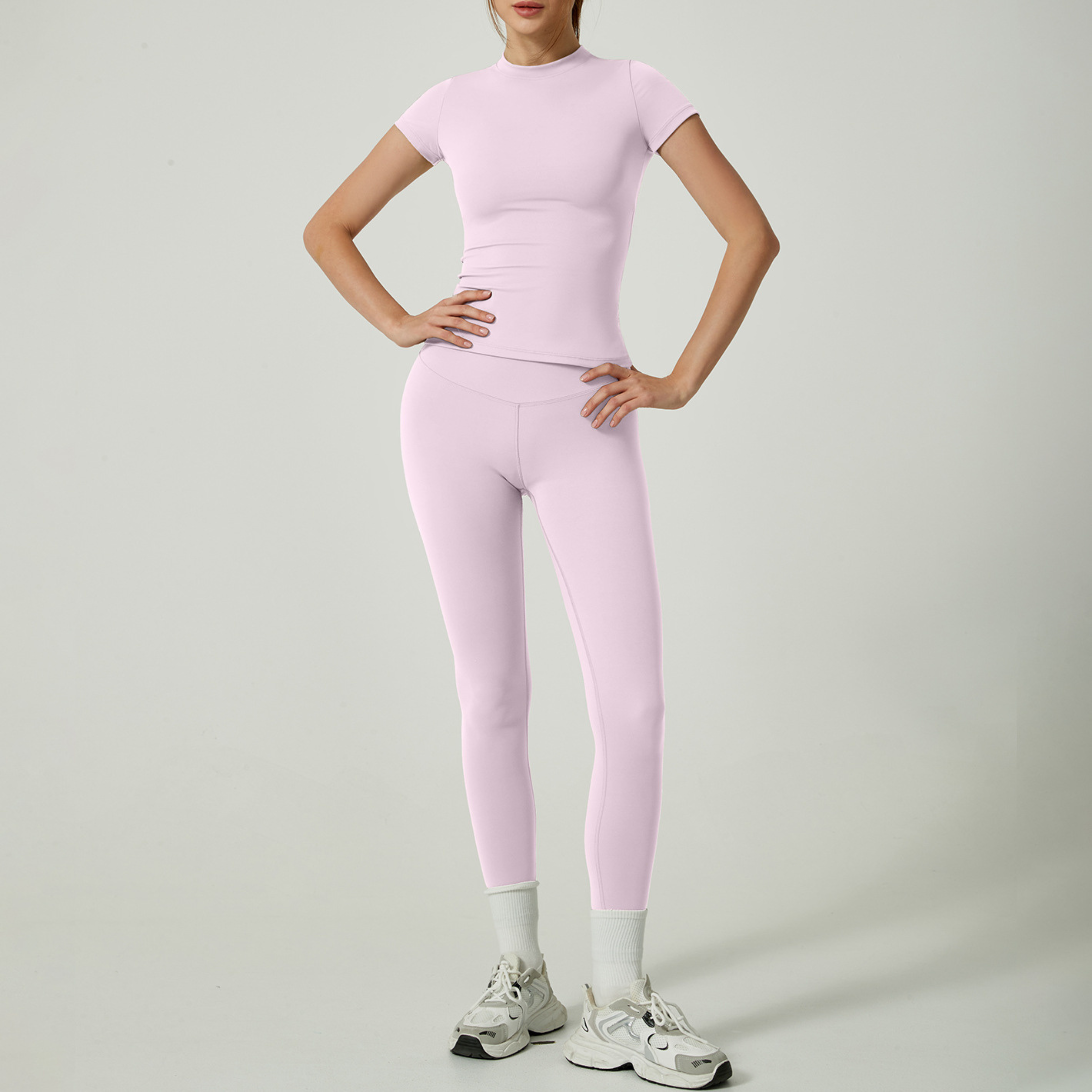 UBE™ - Relaxed Plain Top and Leggings Lounge Set