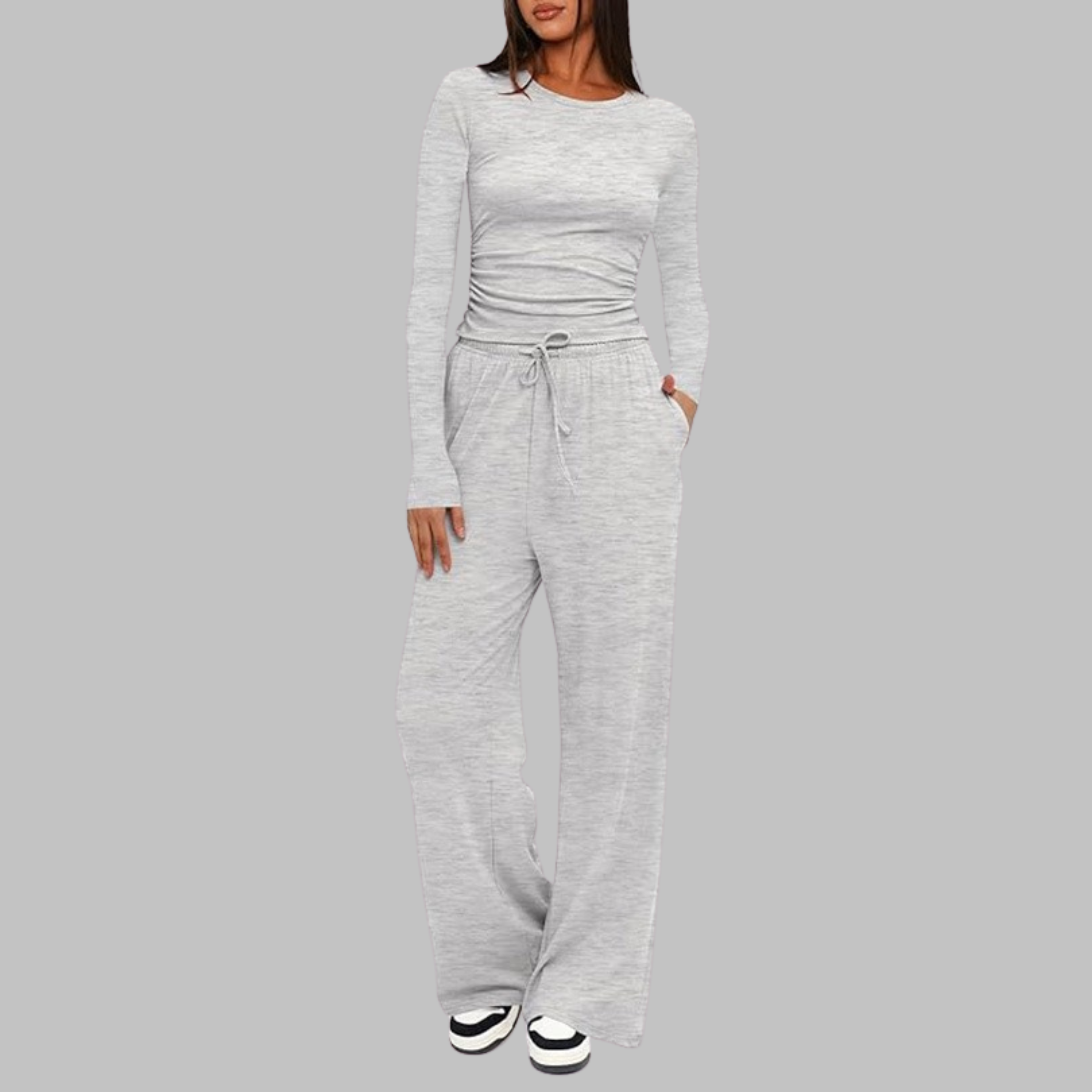 BELLET - Long Sleeve Top with Wide Fit