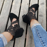 JOLIE™ - Elegant Lace-Up Heeled Boots