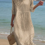 Women's Embroidered Casual Dress