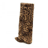 JOLIE™ - Suede Leopard Print Ankle Boots